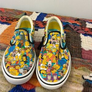 Vans Multicolor Cartoon Slip-Ons